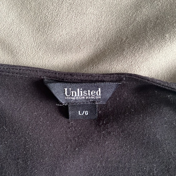 Unlisted Black Knit Top Size Large - Picture 4 of 5